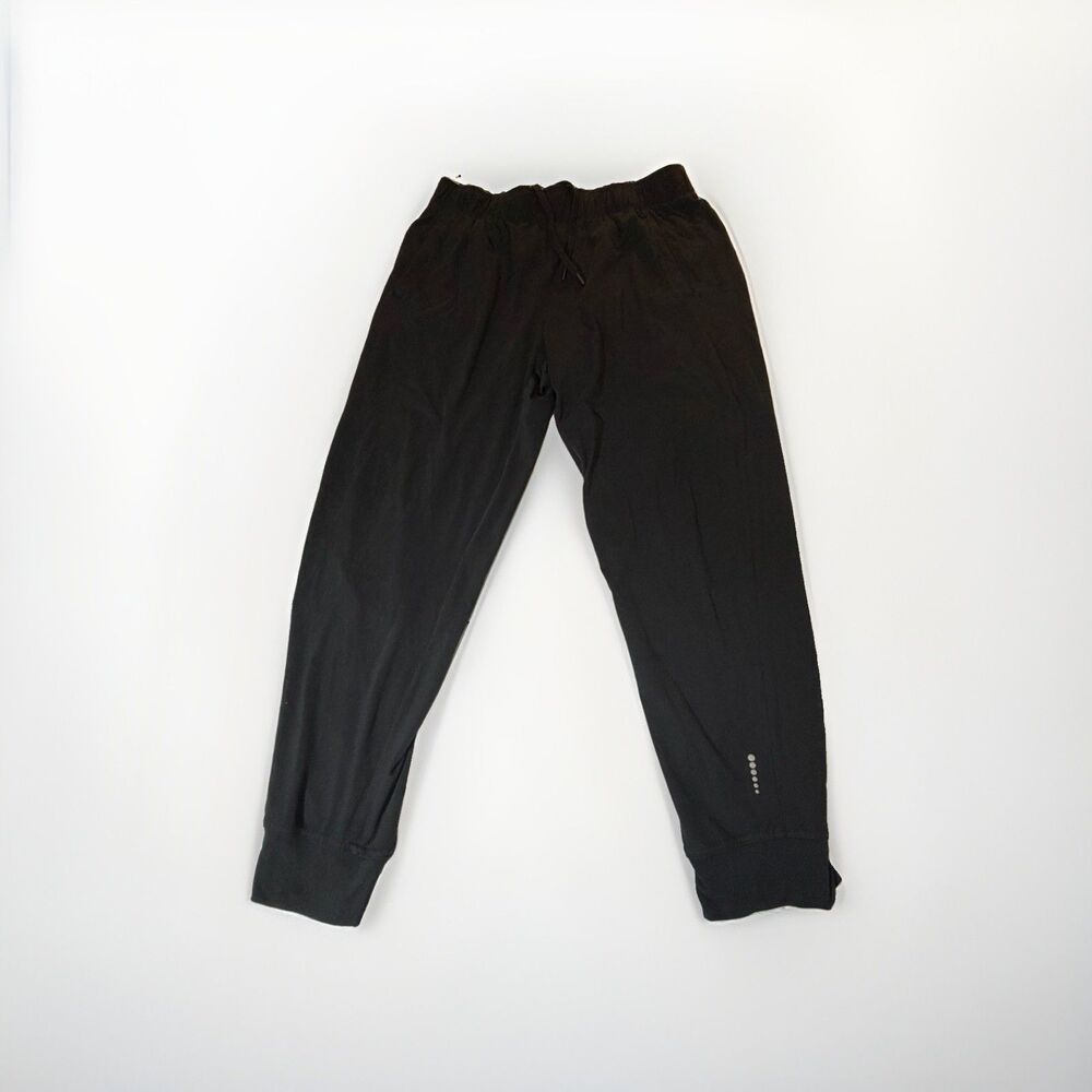 Balance Collection Mens Black Athletic Jogger Pants Size L Lightweight Stretch